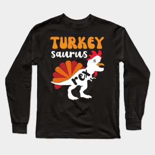 Turkeysaurus Rex Long Sleeve T-Shirt